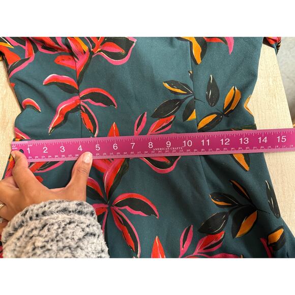 ALEXIA ADMOR Ocean Flare Sleeve Midi Dress In Multi Size S - Picture 10 of 14